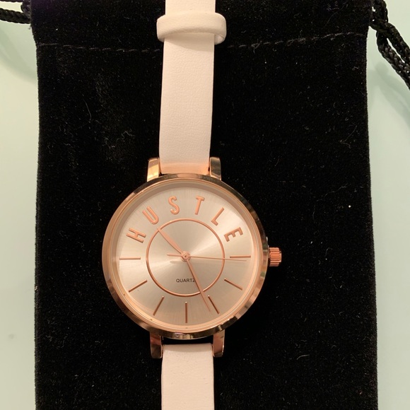 Hustle white watch NEW - Picture 2 of 2